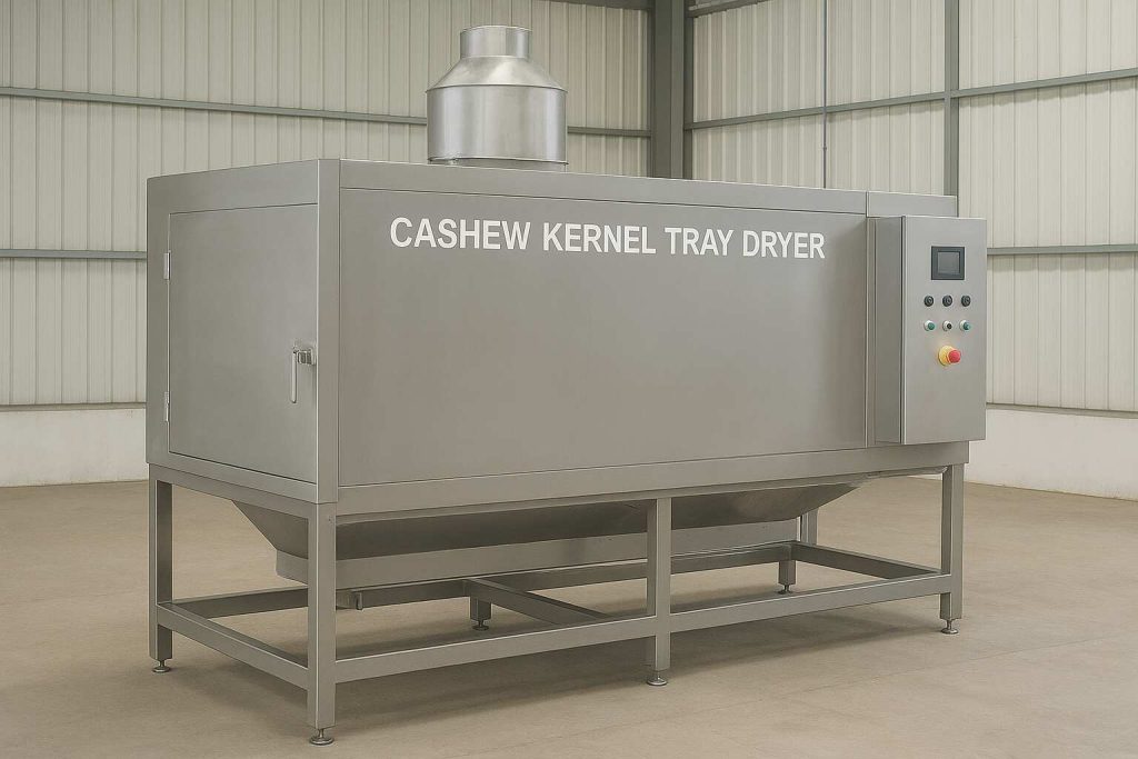 Drying of Cashew Kernels, Cashew Kernel Tray Dryer